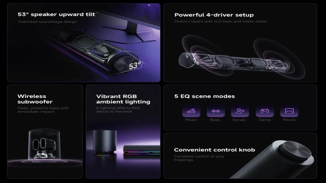 شاومي تطرح مكبر الصوت Desktop Speaker Pro Set عالمياً بمضخم صوت لاسلكي